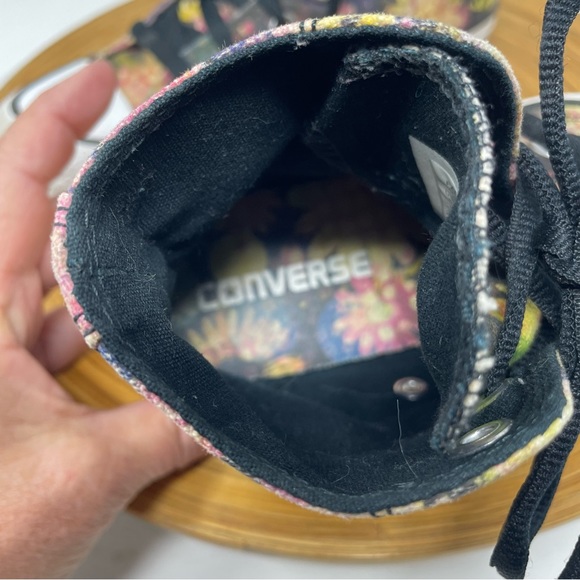 CONVERSE Chuck Taylor All Star Floral High Top Lace Sneakers size 5 - Picture 8 of 8